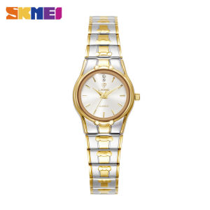 【ลดราคาล้างสต๊อก】SKMEI นาฬิกาควอตซ์ผู้ชายผู้หญิงนาฬิกาแฟชั่นประณีตสง่างามสบายๆแฟชั่นสบาย ๆ เรียบง่ายนาฬิกาสแตนเลสนาฬิกาคู่นาฬิกาข้อมือกันน้ำผู้หญิงผู้ชาย