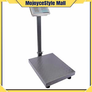 Foldable Floor Scale with LCD Display Industrial Platform for Warehouse Pricing and Heavy Duty Measurement