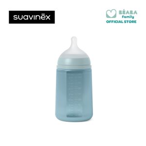 Suavinex Colour Essence SX Pro Silicone Baby Bottle - 240ml Anti-Colic