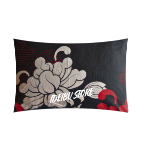 sarung bantal tidur dewasa motif polos embos sarung guling bunga bahan kain halus tidak luntur