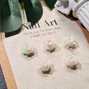 DIY Hoa hồng nhiều màu sắc(11mm) chất liệu hoa sáp không lỗ tự làm bằng hạt cườm phụ kiện trang sức bán sỉ 011A2