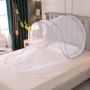 NOVAWEAR Adjustable Travel Mosquito Net Anti Mosquito Single Mesh Sleeping Net Screen Tent Portable Folding Mosquito Net Sleeping