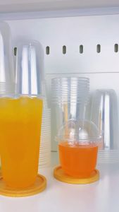 U Cup 95 MM Milktea Cups (100 pcs/ Bndl) / Cups Only / Cups with Lids / Disposable Plastic Cups