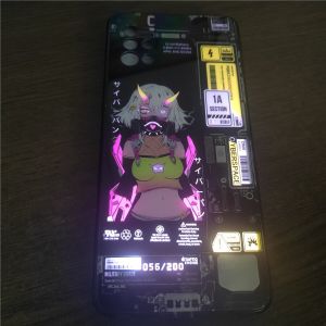 Cyber Luminous LED Flash Case for Samsung S22 Ultra S21 S23 Note 20 Ultra S20FE S22 S21 S20 Plus A52 A32 Anime Selfie Light Glass Coques