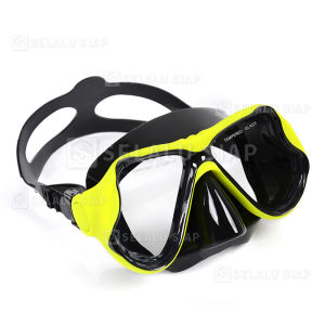(dalam Stok，COD) SNORKEl SNORKLING ALAT SELAM DIVING ORIGINAL PVC KARET MASK SNORKLE SET BERKUALITAS TIPE 017-2300 Diving Equipment