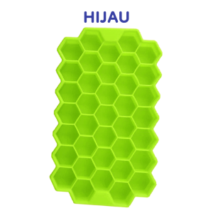 Miloku Cetakan Es Batu Silikon Ice Cube Tray Agar Jelly Buah Coklat Honeycomb Flexibel Hexagonal Food Grade