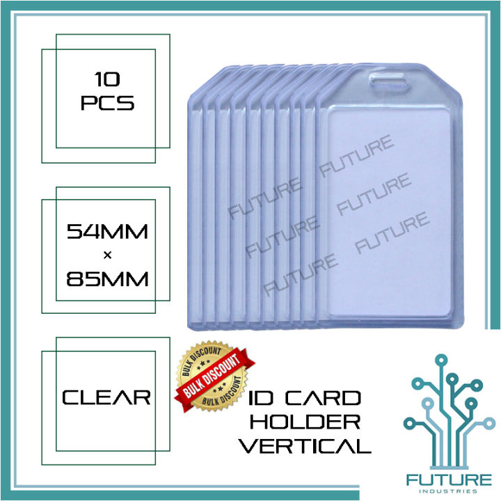 ID Card Holder ID Case Plastic Protector ID Size Silicon Plastic