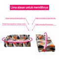 Sarung Sofa Tamu 3 Tempat Duduk Set 1/2/3 Seater Sarung Sofa Cover Sofa Elastic 1 2 3 Seater Couch Cover Pattern/Anti-Selip L shape sofa anti-debu alas Kursi Sopa Tamu Gratis Sarung Bantal dan Stickfoam. 