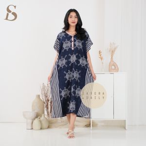 Daster Kekinian Terbaru Lowo YURIKO kancing depan LD 135 PB115 Rayon Premium Busui Nyaman Adem Tebal