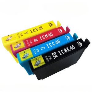 Compatible ICBK46 ICC46 ICM46 ICY46 IC4CL46 Ink Cartridges Replacement for Epson PX-101 PX-401 PX-401A PX-A720 PX-A740 Printers Black/Cyan/Magenta/Yellow 4 Colors