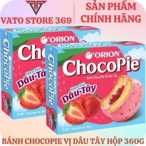 Bánh CHOCOPIE vị dâu tây hộp 360g