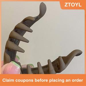 【ZTOYL】 Frosted High Ponytail Clips Solid Color Banana Clip Women Hair Style Accessories Fashion Ponytail Barrettes Hair Claws Hairpins