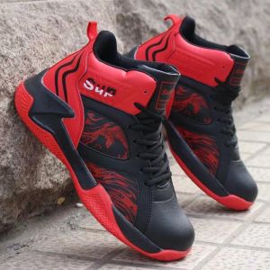 TOMITANY Professional Basketball Shoes High Top Sports Running Shoes Breathable Wear-Resistant Mens Basketball Shoes Size 39-45