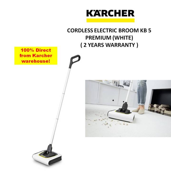 Karcher Cordless Electric Broom KB 5 Premium White (1.258021) Lazada Singapore