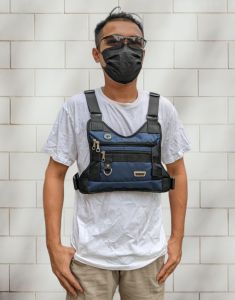 Tas Dada Pria Chest Bag Rig Bag Polo Amstar Tas Rompi Tactikal Outdoor Sporty
