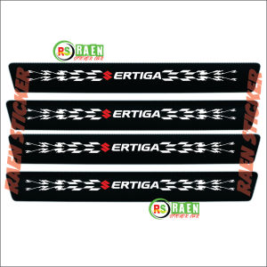 9pcs stiker carbon suzuki ertiga cutting sticker pelindung pintu mobil dari pijakan kaki terlaris