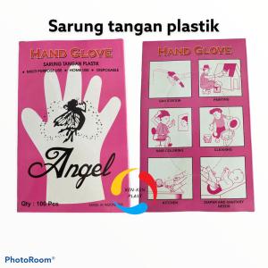 SARUNG TANGAN PLASTIK HIGIENIS SEKALI PAKAI/SARUNG TANGAN PLASTIK MURAH BAGUS KUE FOOD GRADE BAHAN TEBAL ISI 100 PCS TERMURAH TERMURAH