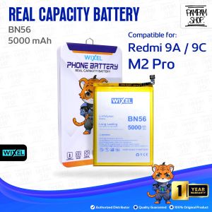 WIXEL ORIGINAL Baterai XiaoMi BN56 Redmi 9A 9C Pocophone M2 Pro Poco Double Power Real Capacity Batre Batrai Battery Ori BN 56 HP Handphone