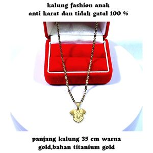 kalung anak perempuan anti karatkalung anak titanium anti lunturkalung anak titaniumkalung karakter anaktersedia pilihan beberapa model kalung