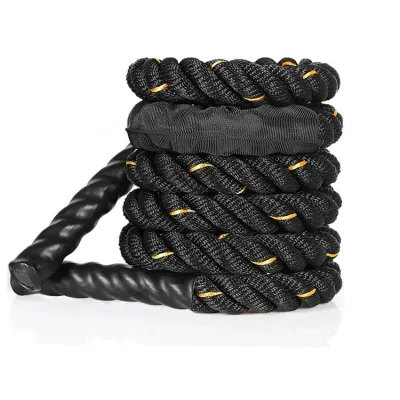 25MM * 2.8Meters Battle Rope Heavy Weighted Jump Rope Fitness Training Rope Muscle Weighted Jump Rope