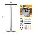 POMPA BARRACUDA 4 STAGE STAINLES STEEL MANOMETER 6000 PSI/ POMPA MURAH 4500 PSI STAINLESS STEEL  hand pump pompa sniper 6000 psi promo selang pompa  lengkap. 