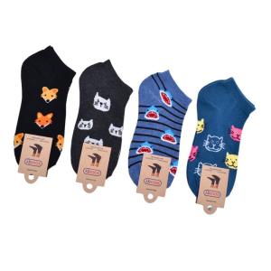 ถุงเท้าแฟชั่น 12คู่ เนื้อผ้าหนานุ่ม ข้อเท้า เสื้อผ้า ผู้ชาย Man