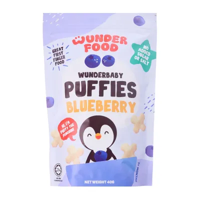 Wunderfood Wunderbaby Puffs - Blueberry