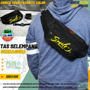 Tas Pinggang Waist Bag WaistBag SlingBag Selempang Slempang Pria Wanita Cowok Cewek SlingBag Sling Bag Crossbody Bag Murah