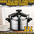 Kaisa Villa 11L Pressure Cooker Rice Cooker Big Electric Pressure Cooker Multi Cooker  11L Aluminum Pressure CookerAnti-scalding non-stick pan with secondary handle for quick heating, home outdoor and travel portable boiling panmultifunctional best qualit. 