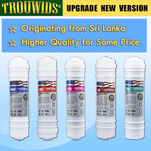 TROUWIDS 10 Inch Water Filter Drinking Water Filter 6 Stage Penapis Air Water Filters For Home 过滤器净水器