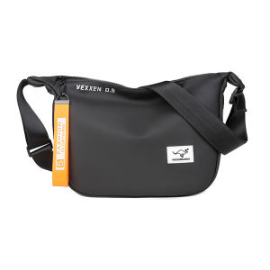New fashion trendy mens waterproof nylon shoulder bag casual crossbody bag Dumpling sling bag