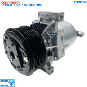 คอมเพรสเซอร์ นิสสัน ซิลฟี่ เครื่อง1.6 จุ๊ค 7ร่อง COM0159 COMPRESSOR NISSAN JUKE SYLPHY 7PK 1.6 คอม จู๊ค คอมแอร์รถยนต์