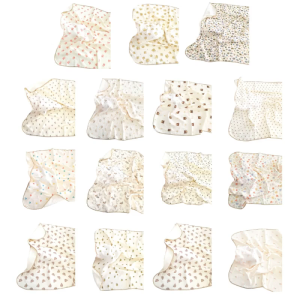 Bé khăn quấn vải Muslin mền cho bé trai & bé gái thoáng khí & thân thiện với da bọc bông mềm-Khăn quấn vải Muslin chăn quấn trẻ em Quà tặng