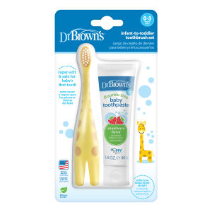 Dr. Brown’s™ Infant-to-Toddler Training Toothbrush and Toothpaste Set