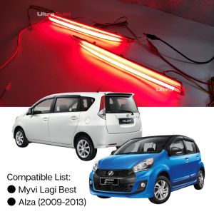 PERODUA MYVI ALZA (2009-2013) REFLECTOR LED REAR BUMPER REFLECTOR (2PCS/SET)