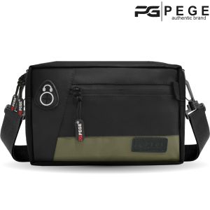 Tas Selempang Pria 3in1 Pege Vhero Slingbag Kombinasi Kasual Waterproof Anti Air - PG 9045