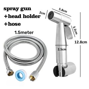 Arrow Stainless Steel 304 Bidet Set Heavy Duty Bidet Spray Set For Bathroom Toilet Bidet Sprayer Set
