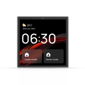 Tuya Wifi Smart Touch Screen Center Control Panel Voice Control ZigBee Gateway Built-in For Intelligent Scenes 4 Inches Screen