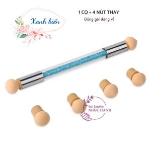 Bút làm nhòe gradient bộ cọ dặm Ombre cọ chấm làm nail - C004