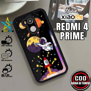 Case Premium Compatible For REDMI 4 PRIME motif AST Casing Softcase Glossy Anti Jamur