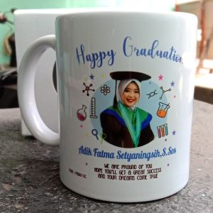 Mug Custom Kado Wisuda Graduation Happy Birtdhay