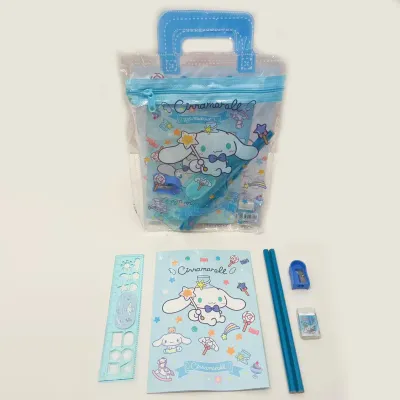 [Wholesale] 7pcs Stationery set for children kids. Pencil Cartoon Notebook Goodie Bag Birthday party Childrens Day gift