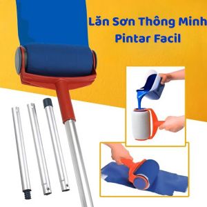 Con Lăn Sơn Có Bình Chứa – Bộ Lăn Sơn Cán Dài 1m | Lăn Sơn Tường/Trần Siêu Mịn – Không Lem