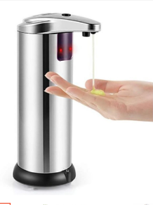 Liquid Soap Dispenser or Liquid Hand Sanitizer Dispenser Stainless Automatic Infrared Sensor