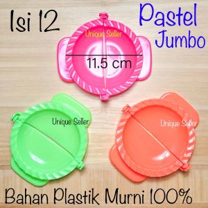 [isi12] Cetakan Pastel JUMBO 11.5 Cm Rainbow / Cetakan Gyoza Jalankote 11.5cm 115cm 11.5 cm 115 cm / Cetakan Pastel Abon Jalangkote Dumpling Gyoza Pangsit JUMBO 11.5cm 115cm 11.5 cm 115 cm Rainbow Plastik