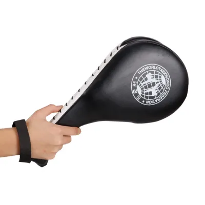 1PC Taekwondo Karate Kick Pad Taekwondo Taekwondo Pad Kick Pads Kickboxing Kicking Pad Practice Kick Target Training PU Leather