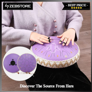 Drum Perkusi Tongue Mini Hang Handpan 13 Inch 15 Note Purple