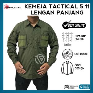 KEMEJA TACTICAL LENGAN PANJANG / KEMEJA LAPANGAN OUTDOOR