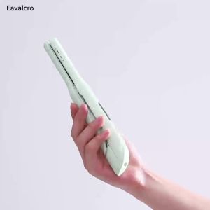 Cordless Hair Straightener and Curler 2 in 1Hair Straightener 3 Temperature 60s Heat UpTravel Flat Iron PortableAnion Ionic for Frizz-Free Smooth HairFlat IronPink