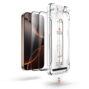 2PCS Screen Protector for iPhone 17 Pro Max Air with Easy Installation Tray Auto Dust-Elimination Bubble Free HD Clear 9H+ Tempered Glass Screen Protector for iPhone 16/15/14/13/12 Pro Max Plus